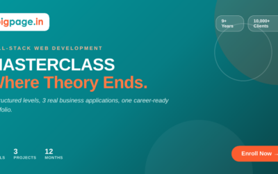 Blog 2 Bigpage Full-Stack Developer Masterclass: 12 Months to a Career-Ready Portfolio